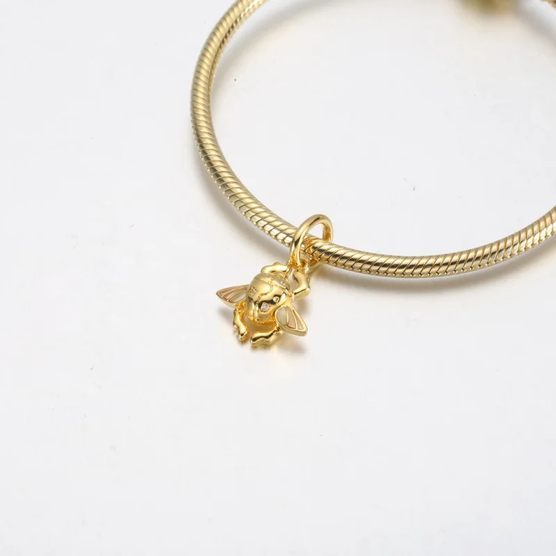 (slika za) Viseči obesek s hroščem Aladin skarabej PANDORA Disney - 762345C01 - Ogled 4