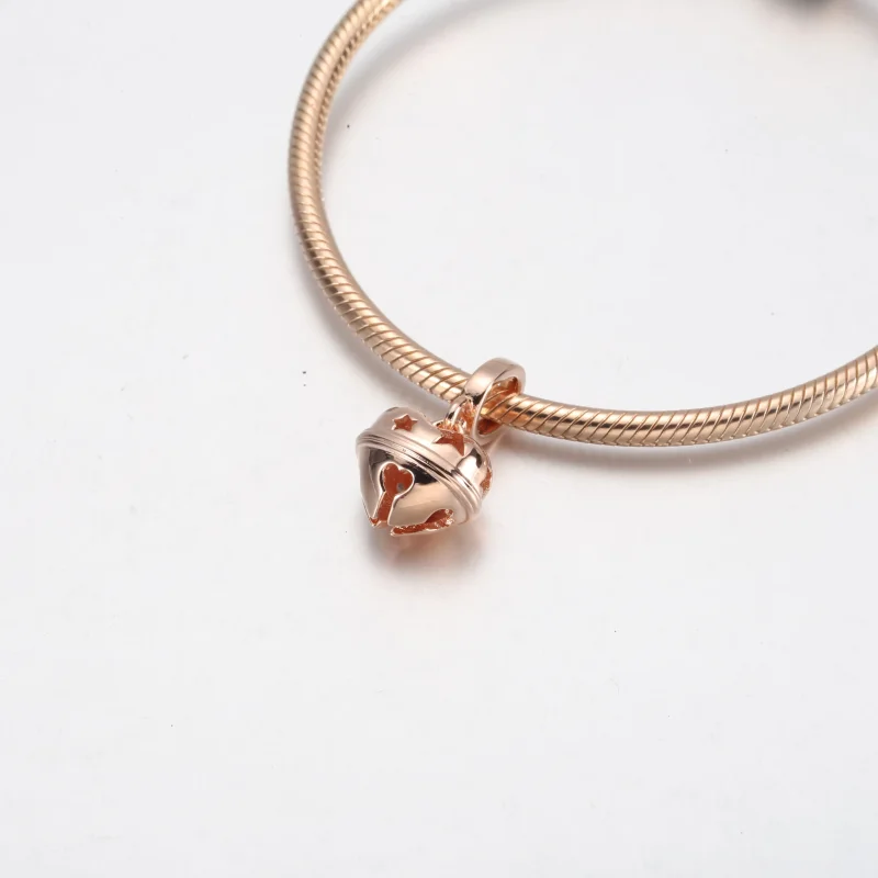 (slika za) Viseči obesek s prazničnim zvončkom PANDORA - 782376C00 - Ogled 4