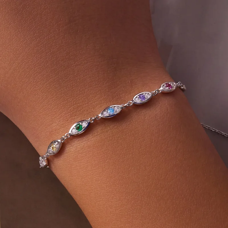 (slika za) Bleščeča zapestnica v stilu Pandora - BSB087 - Ogled 6