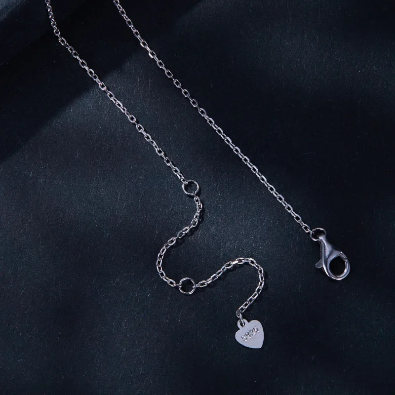 (slika za) Diamantna ogrlica v slogu Pandora - MSN017 - Ogled 4