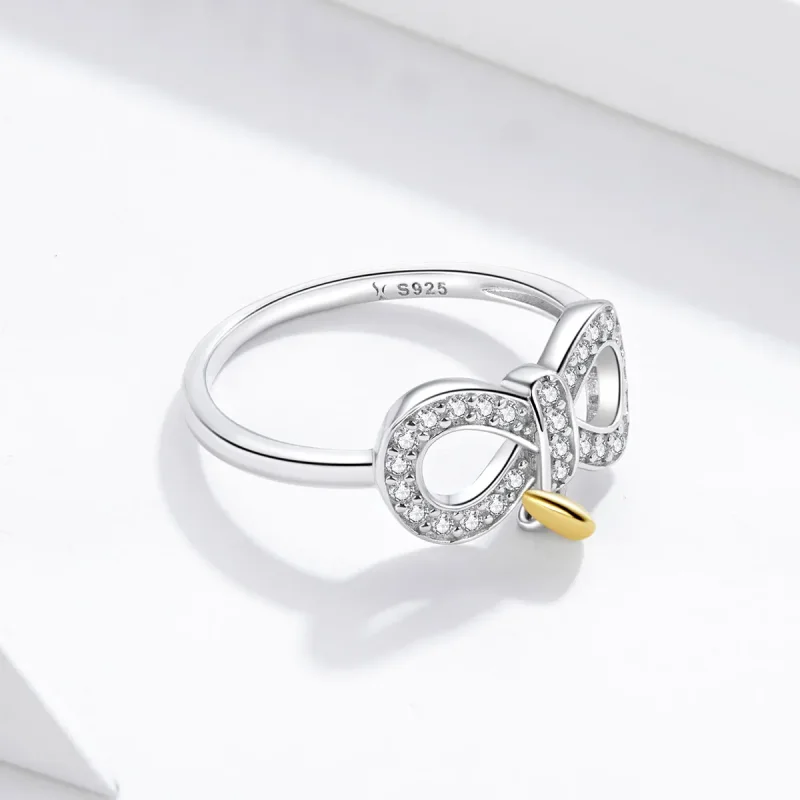 (slika za) Neskončni prstan v stilu Pandora - SCR676 - Ogled 3