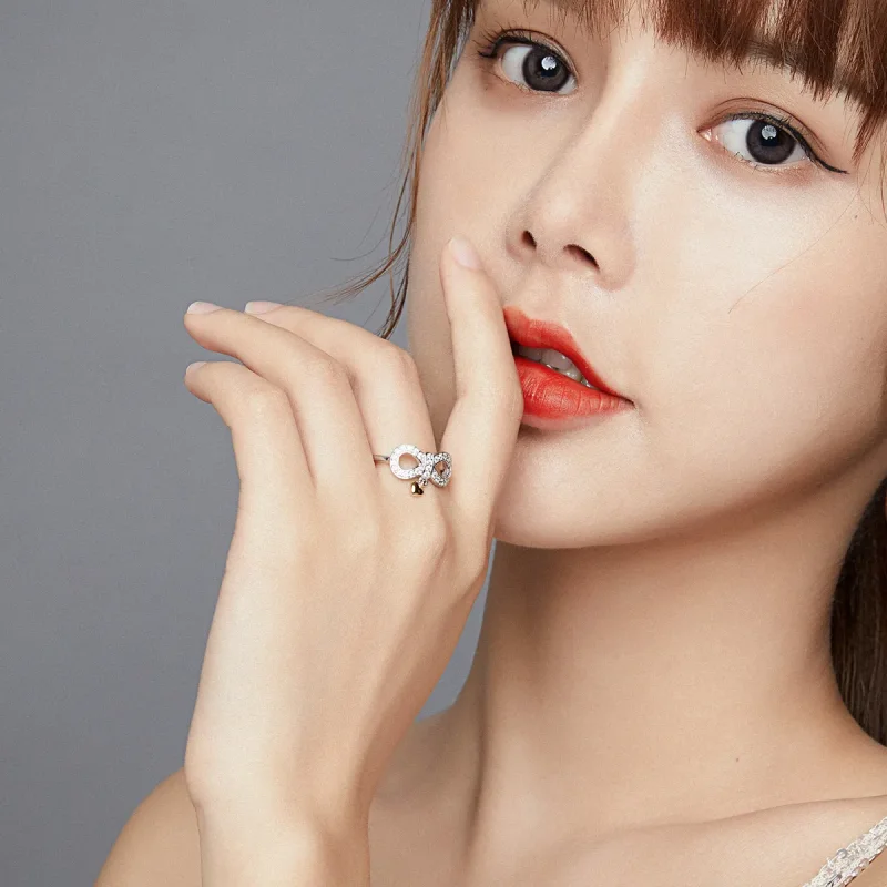 (slika za) Neskončni prstan v stilu Pandora - SCR676 - Ogled 5