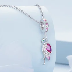 Obesek Flamingo v stilu Pandora - BSC833