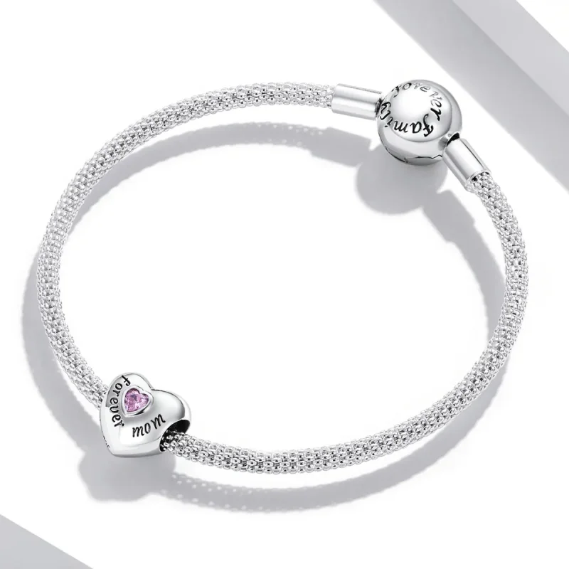 (slika za) Obesek Pandora Style Forever Mom - BSC562-PK - Ogled 3