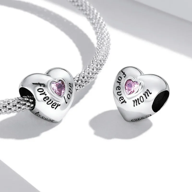 (slika za) Obesek Pandora Style Forever Mom - BSC562-PK - Ogled 4