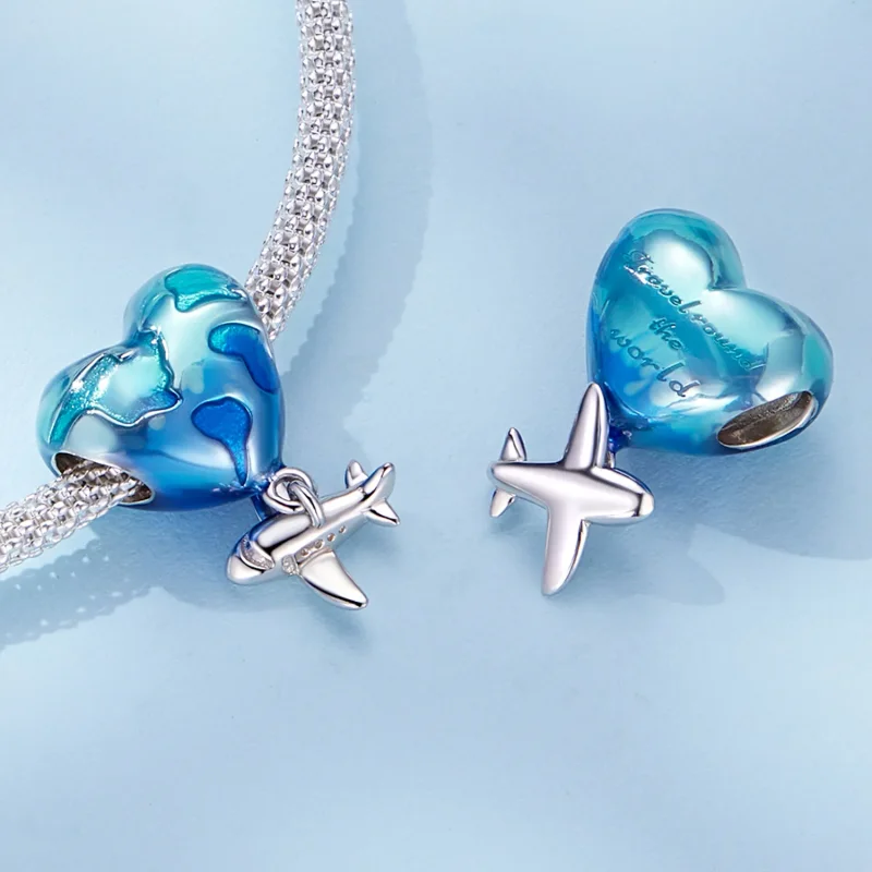 (slika za) Obesek Pandora Style Globe - SCC2481 - Ogled 4