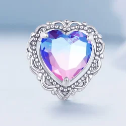 Obesek v obliki srca Pandora Style Forever my love - BSC830
