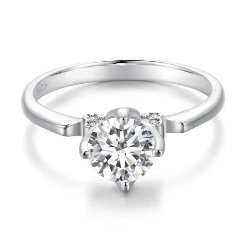 (slika za) Obesek za poročni prstan v stilu Pandora - MSR024 - Ogled 2