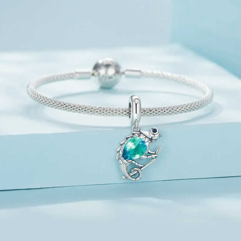 (slika za) Obesek za spreminjanje barve v stilu Pandora - SCC2527 - Ogled 3