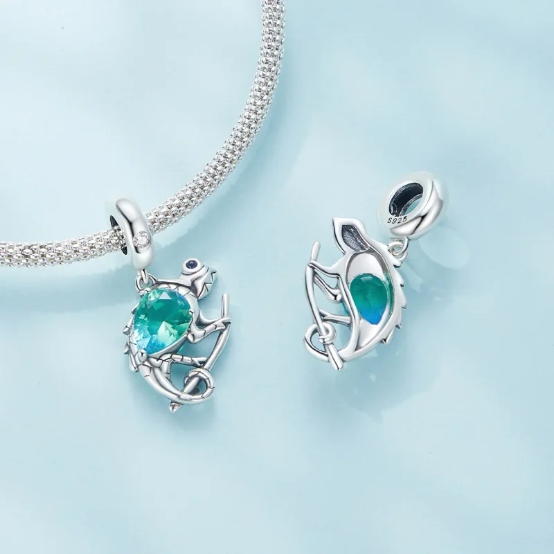 (slika za) Obesek za spreminjanje barve v stilu Pandora - SCC2527 - Ogled 4