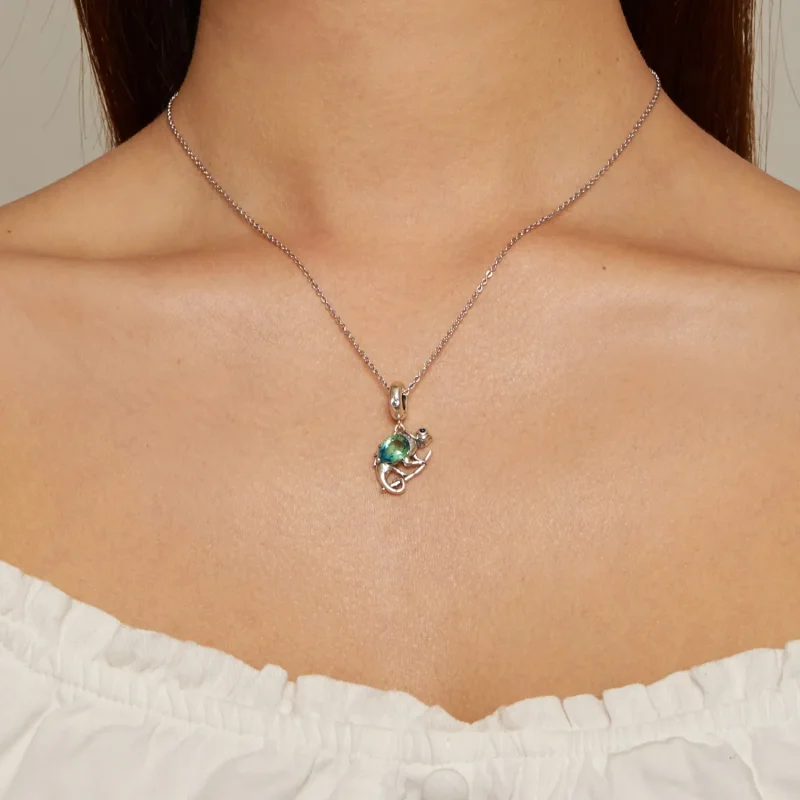 (slika za) Obesek za spreminjanje barve v stilu Pandora - SCC2527 - Ogled 5