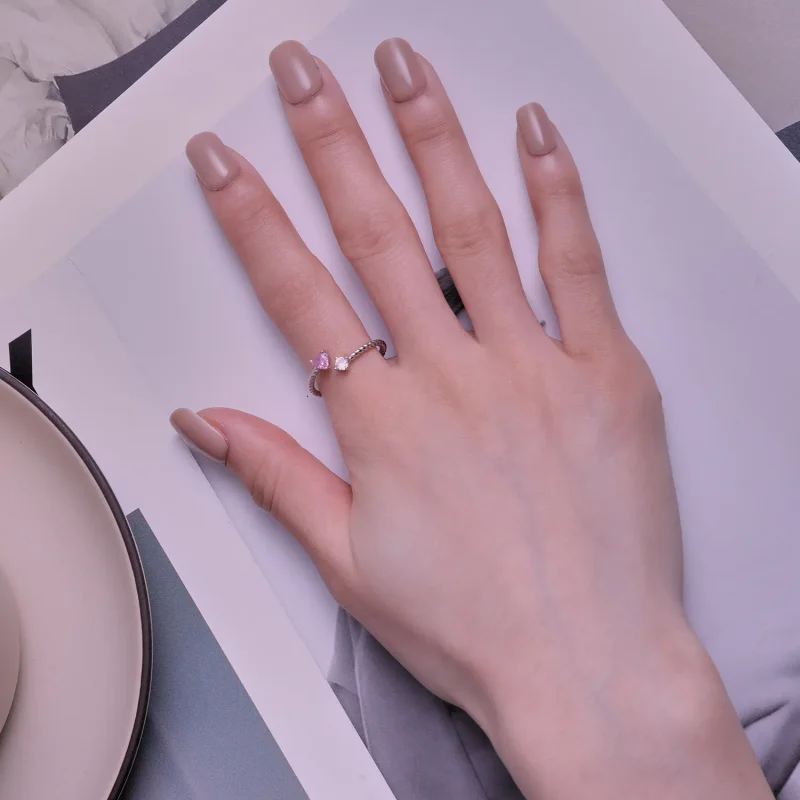 (slika za) Obljubljeni prstani v stilu Pandora zanjo - SCR924 - Ogled 5