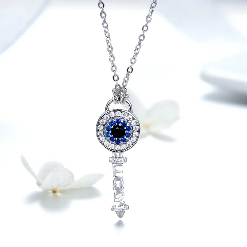 (slika za) Ogrlica s ključi v stilu Pandora - BSN013 - Ogled 2