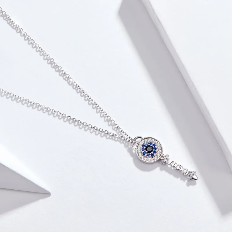 (slika za) Ogrlica s ključi v stilu Pandora - BSN013 - Ogled 8