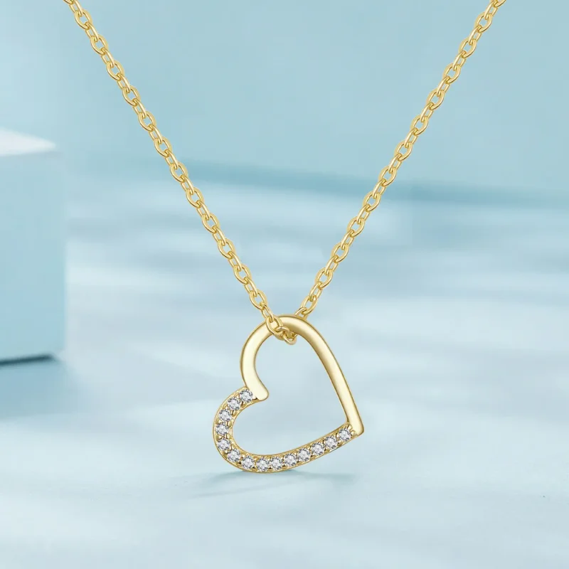 (slika za) Ogrlica s srcem Pandora Style 14K - SCN347-B - Ogled 2