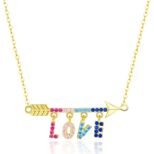 (slika za) Ogrlica z začetnicami v stilu Pandora - BSN011