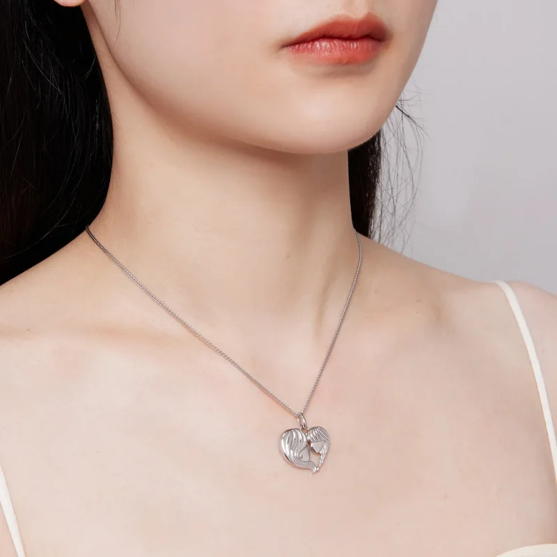 (slika za) Ogrlica za mamo in hčerko v slogu Pandora - BSN324 - Ogled 9