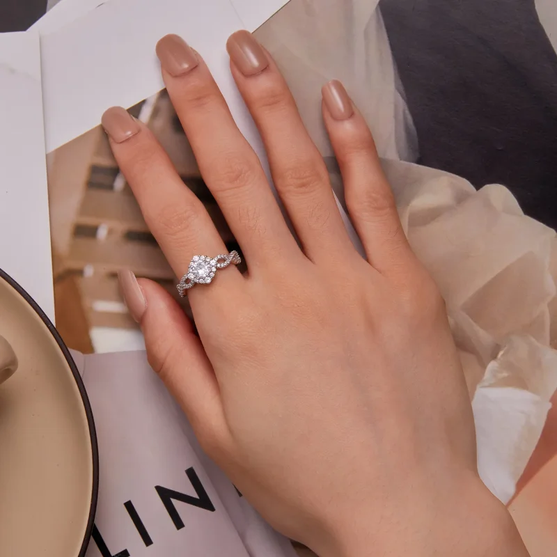 (slika za) Pandora Style Classic Elegance Prstan Clear Cz - BSR352 - Ogled 6