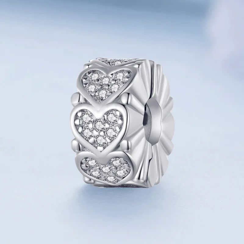 (slika za) Pandora Style Heart Distančnik - BSC885 - Ogled 2
