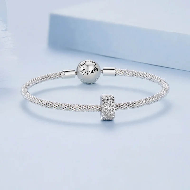 (slika za) Pandora Style Heart Distančnik - BSC885 - Ogled 5