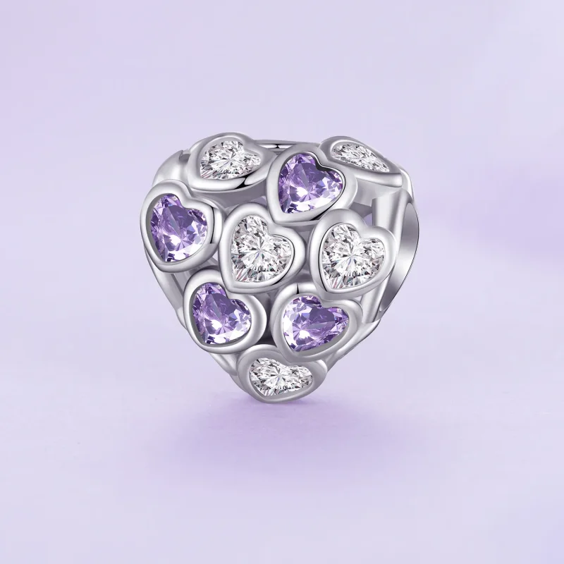 (slika za) Pandora Style Hearts All Over Charm - SCC2451 - Ogled 2