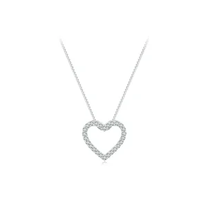 (slika za) Pandora Style Love Heart Ogrlica - MSN019