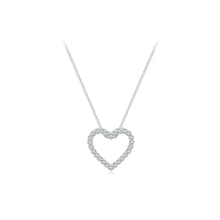 Pandora Style Love Heart Ogrlica - MSN019