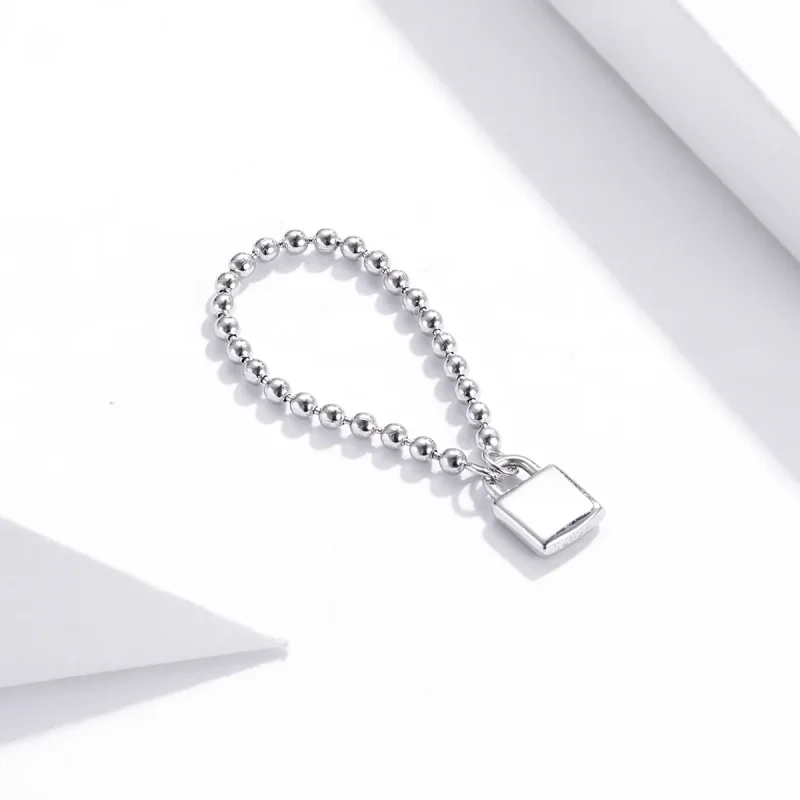 (slika za) Pandora Style Love Lock Prstan - SCR703 - Ogled 4