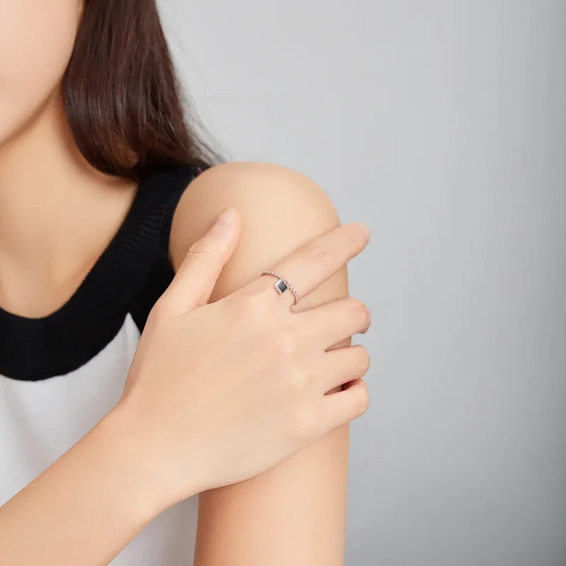 (slika za) Pandora Style Love Lock Prstan - SCR703 - Ogled 6