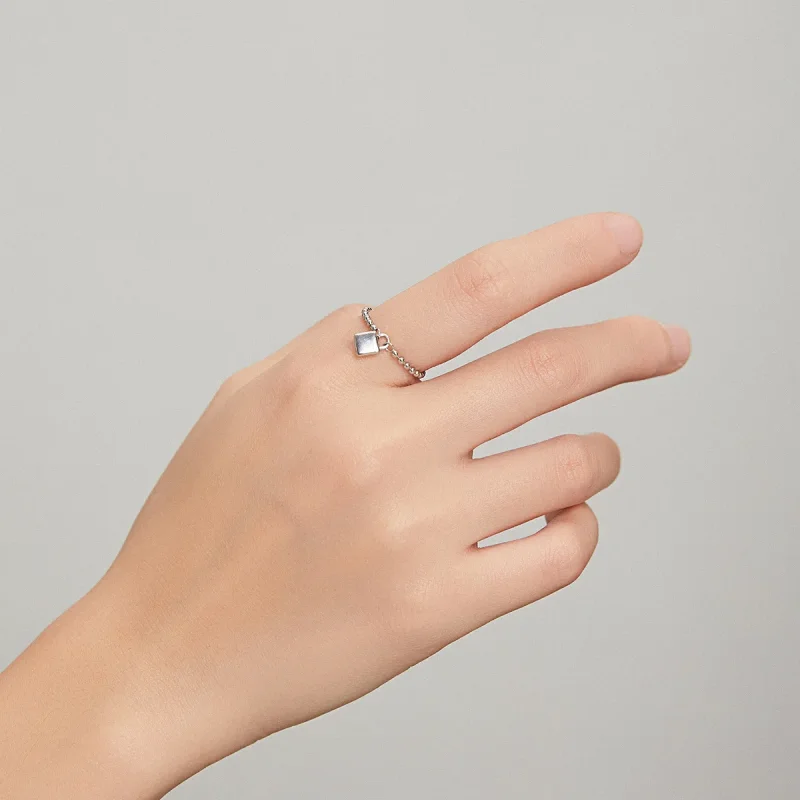 (slika za) Pandora Style Love Lock Prstan - SCR703 - Ogled 7