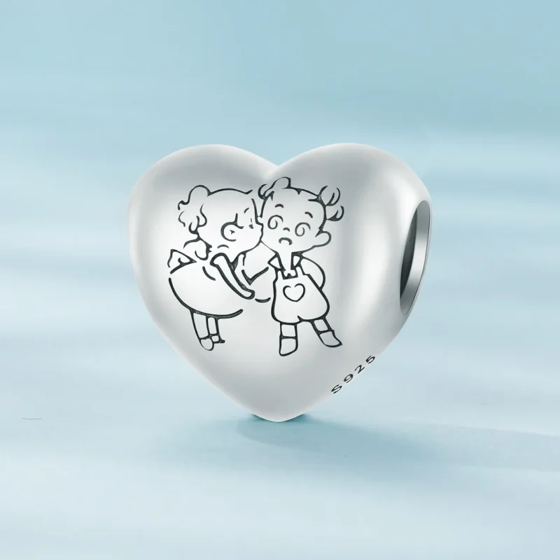 (slika za) Pandora Style Sister Charms Razprodaja - SCC2528 - Ogled 2