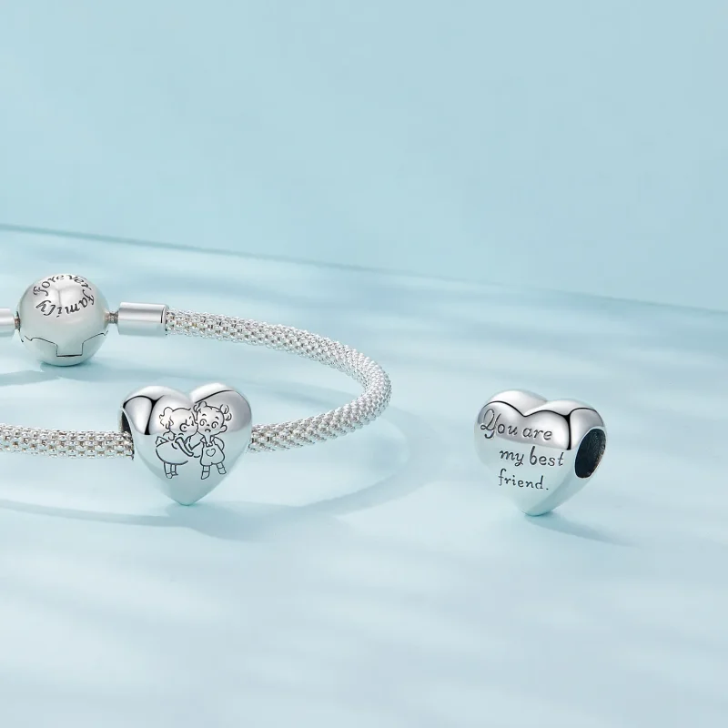 (slika za) Pandora Style Sister Charms Razprodaja - SCC2528 - Ogled 4