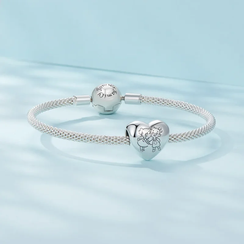 (slika za) Pandora Style Sister Charms Razprodaja - SCC2528 - Ogled 5