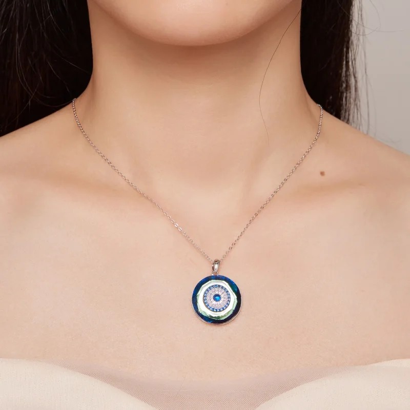 (slika za) Personalizirana ogrlica v stilu Pandora - BSN314 - Ogled 9
