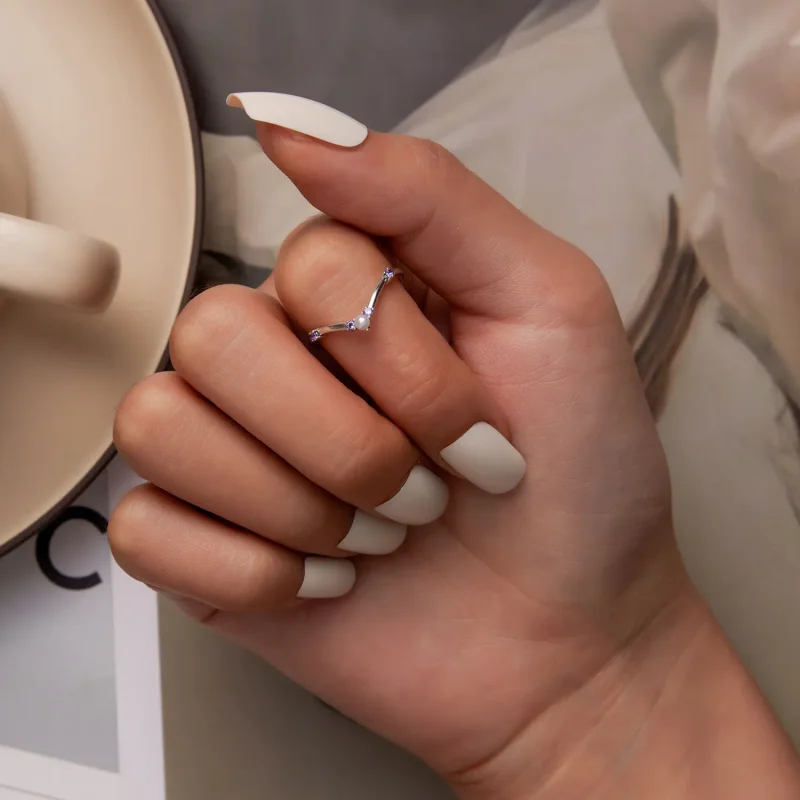 (slika za) Prstan Princess Wishbone v slogu Pandora - SCR835 - Ogled 7