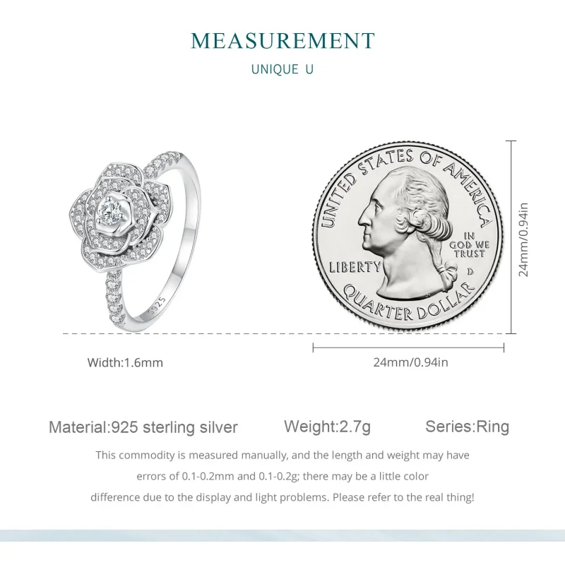 (slika za) Prstan z vrtnico v stilu Pandora - BSR449 - Ogled 7