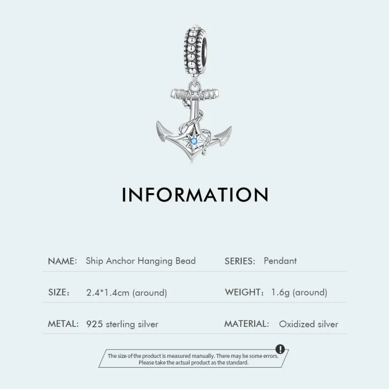 (slika za) Sidro z obeski v stilu Pandora - SCC2401 - Ogled 4