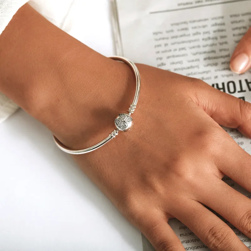 (slika za) Srebrna zapestnica v stilu Pandora - BSB084 - Ogled 8