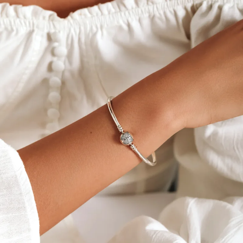 (slika za) Srebrna zapestnica v stilu Pandora - BSB084 - Ogled 9