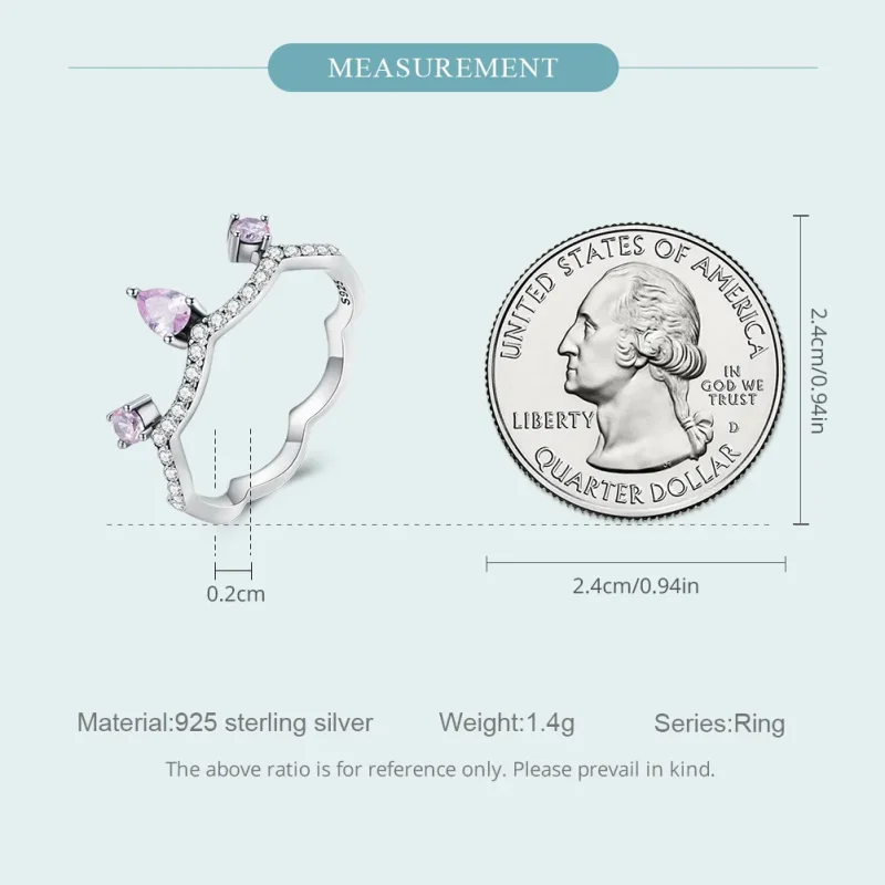 (slika za) Srebrni kronski prstan v stilu Pandora - SCR888 - Ogled 5