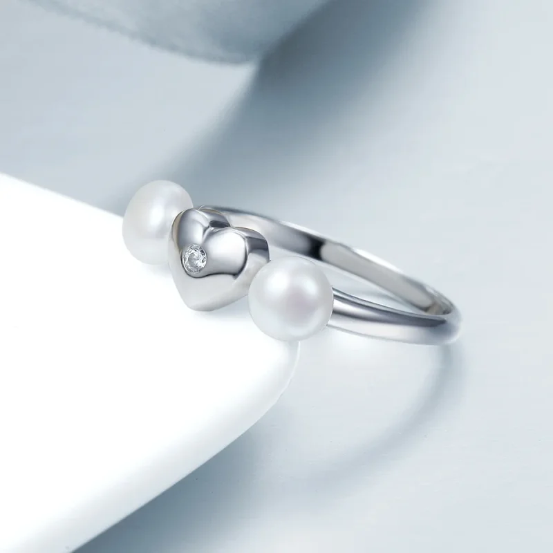 (slika za) Srebrni prstan z dišečimi srčki v stilu Pandora - SCR156 - Ogled 6