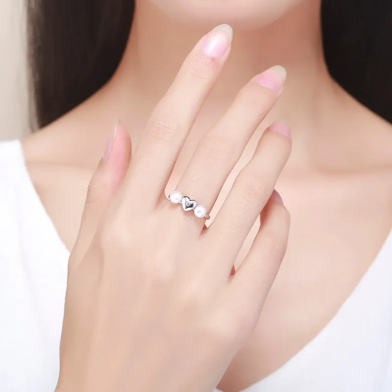 (slika za) Srebrni prstan z dišečimi srčki v stilu Pandora - SCR156 - Ogled 7