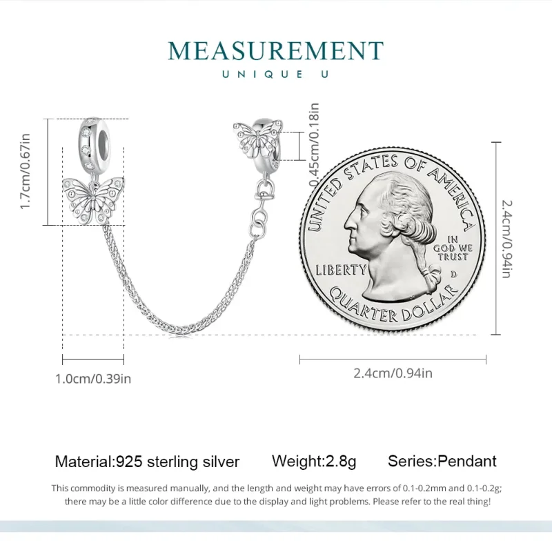 (slika za) Varnostna veriga v obliki metulja Pandora - BSC801 - Ogled 5