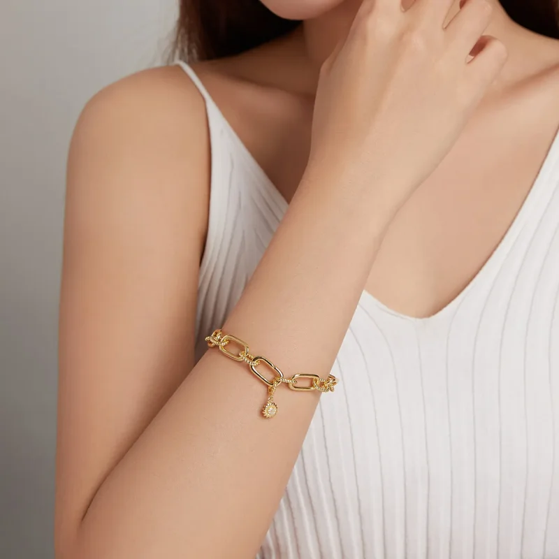 (slika za) Zapestnica Pandora Style Me Link Chain Chain - BSB077 - Ogled 3