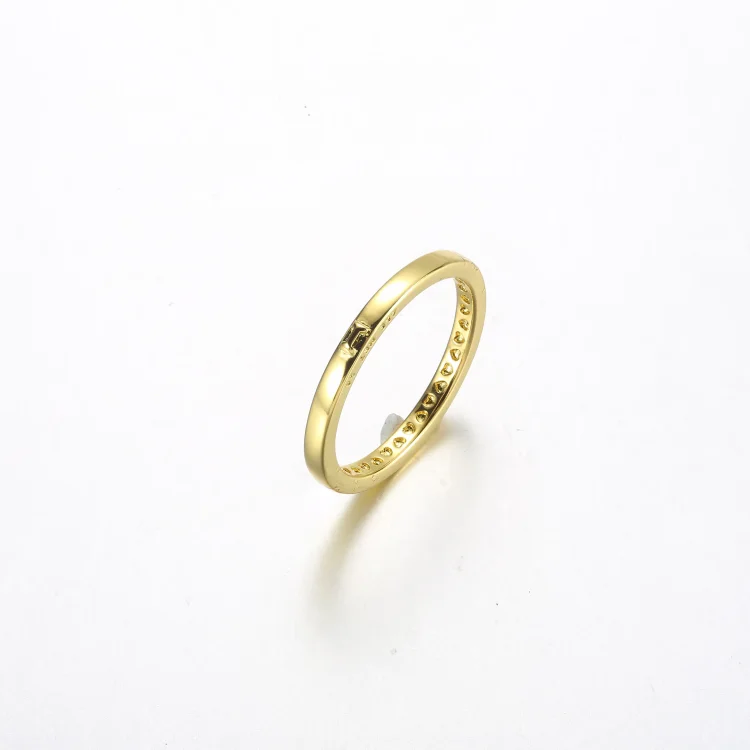 Pandora 14k pozlačen prstan za sporočila ljubezni - 162613C00