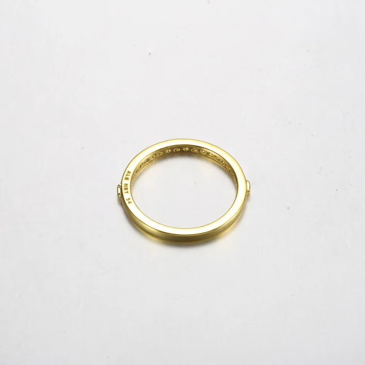 Pandora 14k pozlačen prstan za sporočila ljubezni - 162613C00