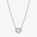 Pandora Bleščeča ogrlica Infinity Heart Collier - 392666C01-50