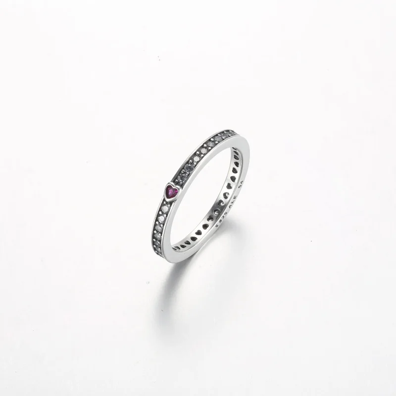 (slika za) Pandora Bleščeči prstan z ljubezenskim sporočilom - 192601C01 - Ogled 2