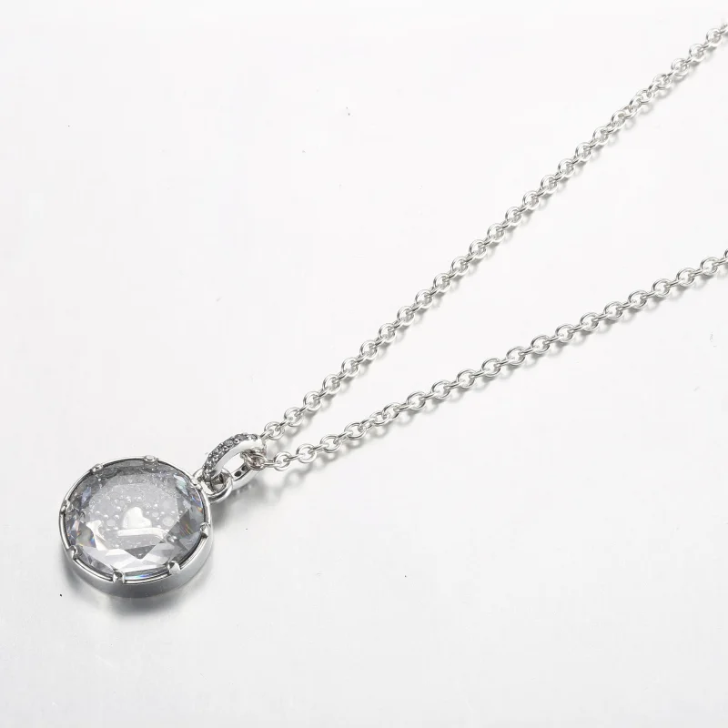 (slika za) Pandora I love u srebrna ogrlica z obeskom - 392599C01 - Ogled 2