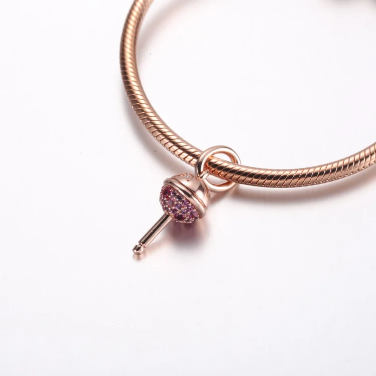 Pandora Lollipop 14k rožnato pozlačen obesek - 782598C01